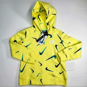 Nike Girls' Sportswear 3D Printed Hoodie Size L New with Tags